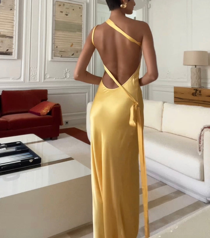 W&W Mode | Shoulder-Kleid Mit Schnürdetails Für Frauen