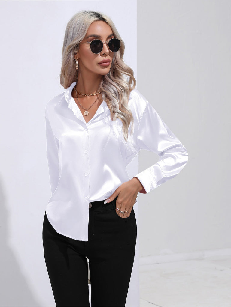 WW | Satin Hemd Für Damen