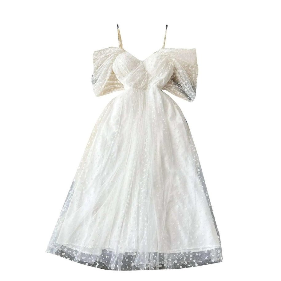 WW | Weißes Kleid Luxus französisch