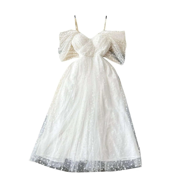 WW | Weißes Kleid Luxus französisch