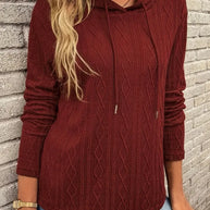Kapuzenpullover mit Kordelzug