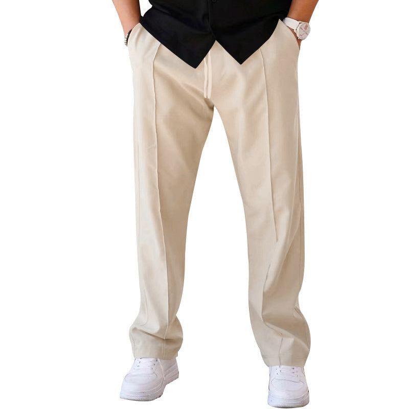 WW | Sportliche Herrenhose Mit Lockerem, Geradem Schnitt Und Kordelzug