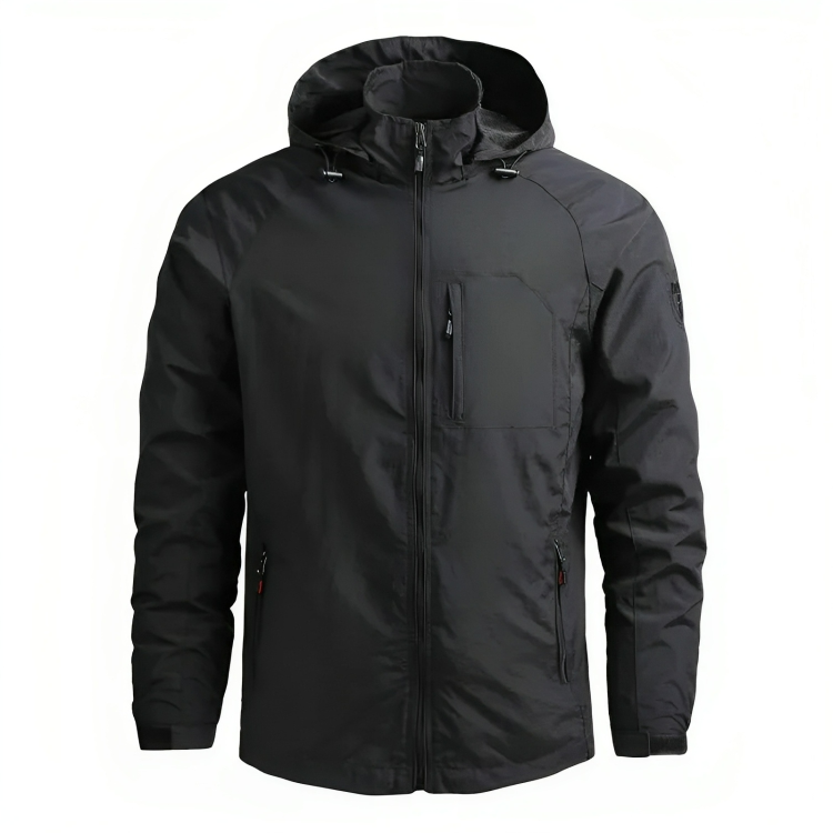 WW | Wasserdichtes Windjacke Mit Kapuze Für Herren
