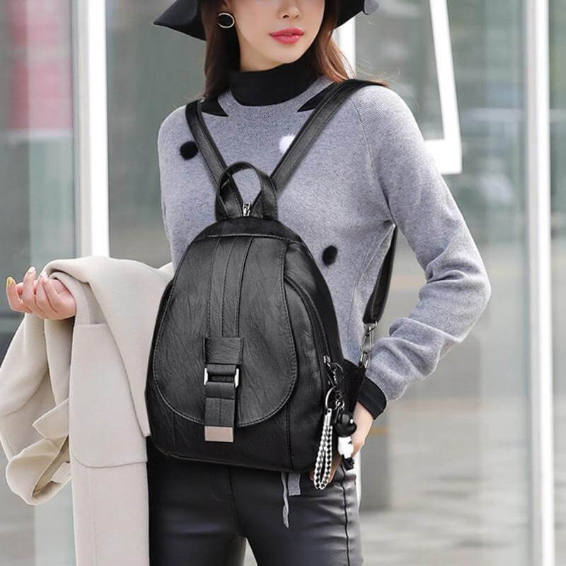 W&W Mode | Leder Rucksack Zeitlose Eleganz Und Praktische Funktionalität