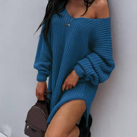 WW - Übergroßes Strickkleid