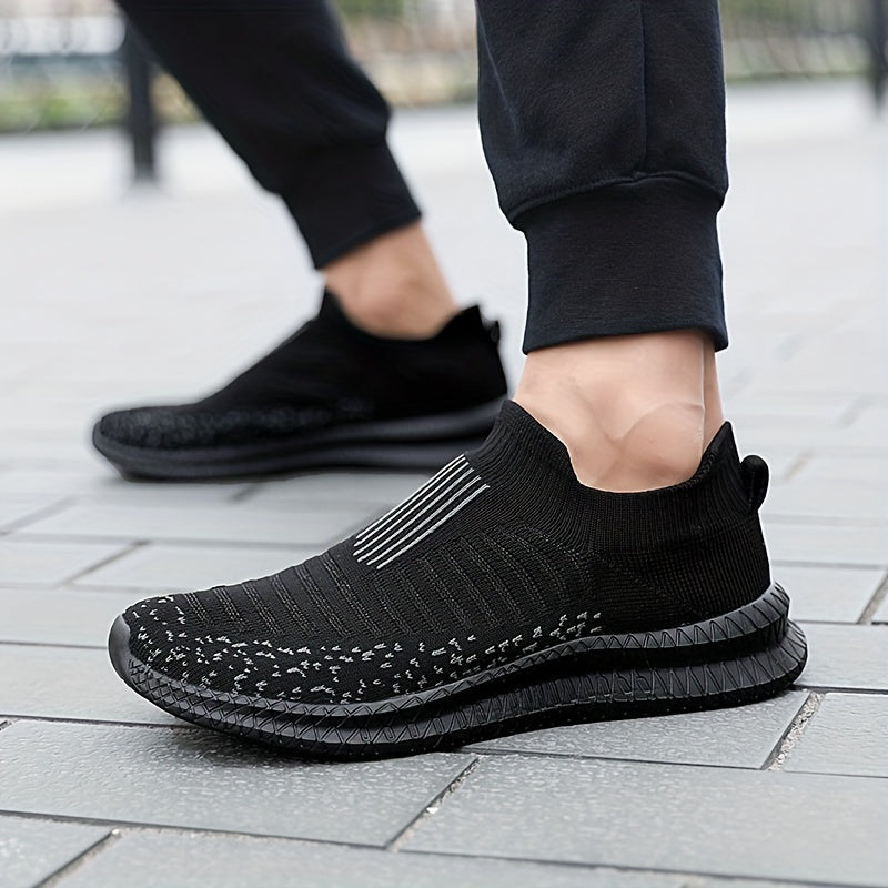 WW | Atmungsaktive Slip-On-Sneaker mit Strick-Obermaterial