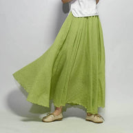 WW | Lässig fallender Boho Maxi Rock für Damen