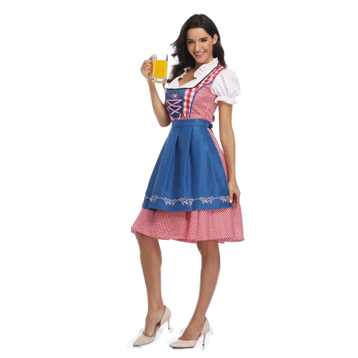 Damen Dirndlkleid in verschiedenen Farbkombinationen