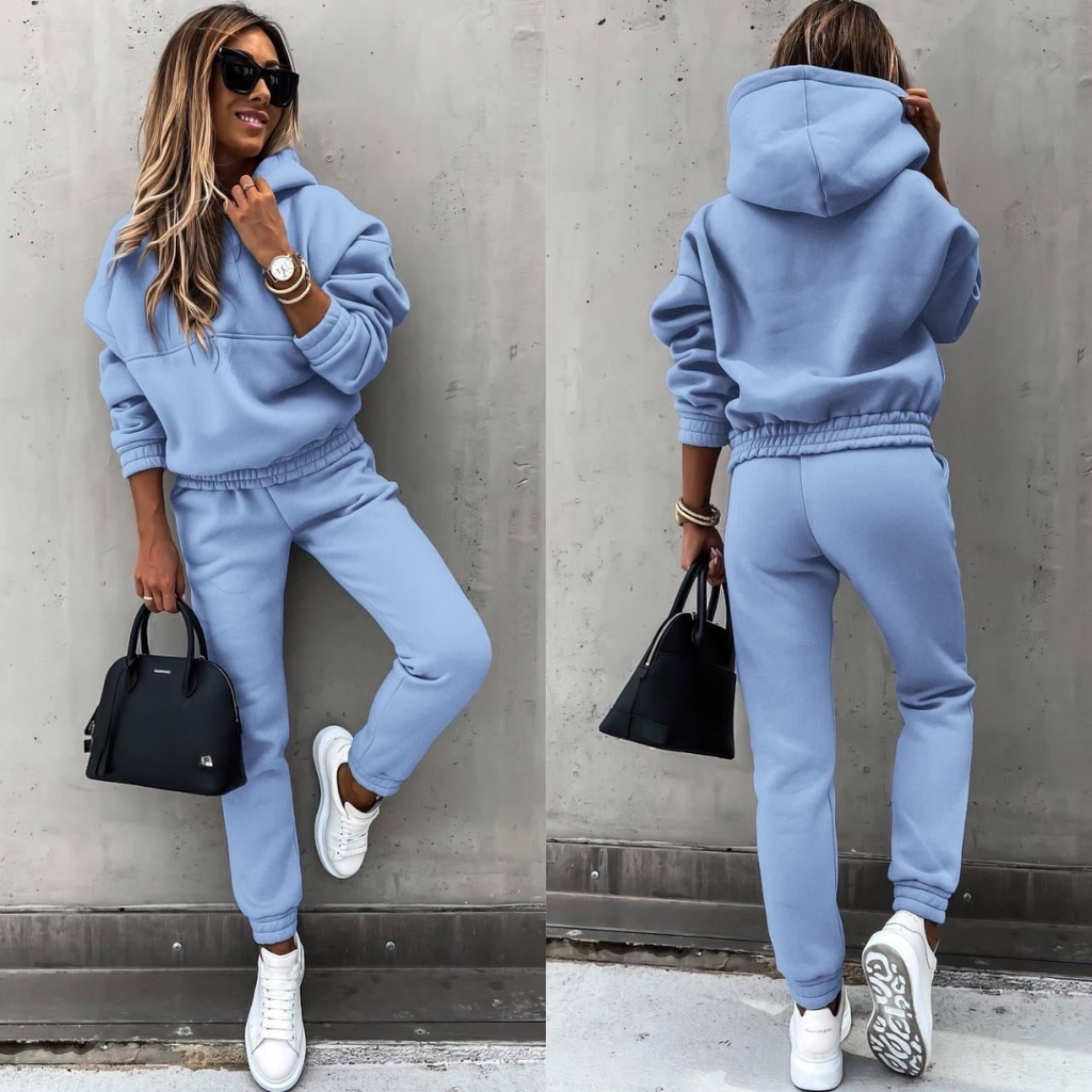 WW | Damen Kapuzenpullover Jogginganzug