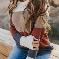 WW | Gestreifte Gestrickte Damen Tops Stilvoll und Bequem