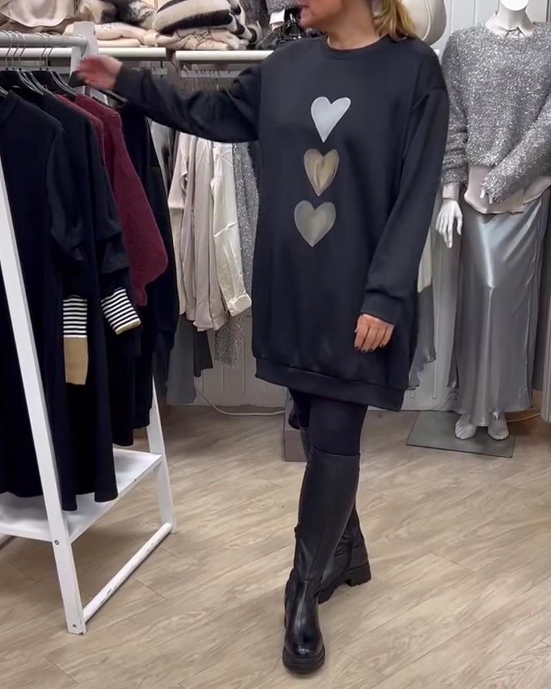 WW | Shift Herz Muster Lässig