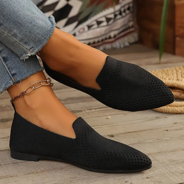 W&W Mode | Leichte Schuhe mit Spitzer Zehe und Rutschfester Sohle für Komfort