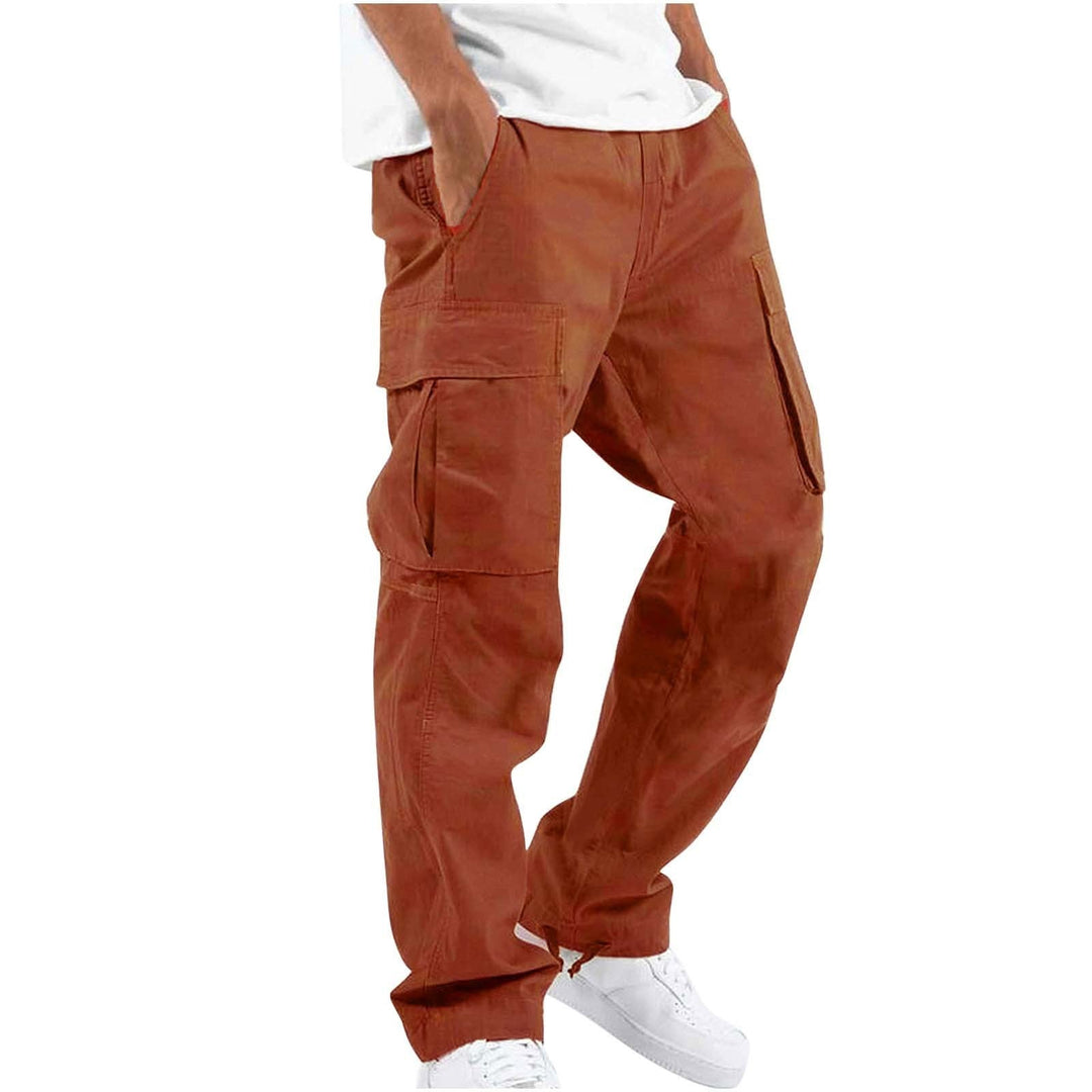 W&W Mode | Bequeme Herren Arbeitsbekleidungs Hose Mit Verstellbarem Bund Und Vielen Taschen