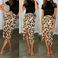 WW | Eleganter Rock mit Leopardenmuster