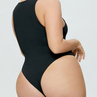 WW | Vollgröße Rundhalsweite Träger Bodysuit