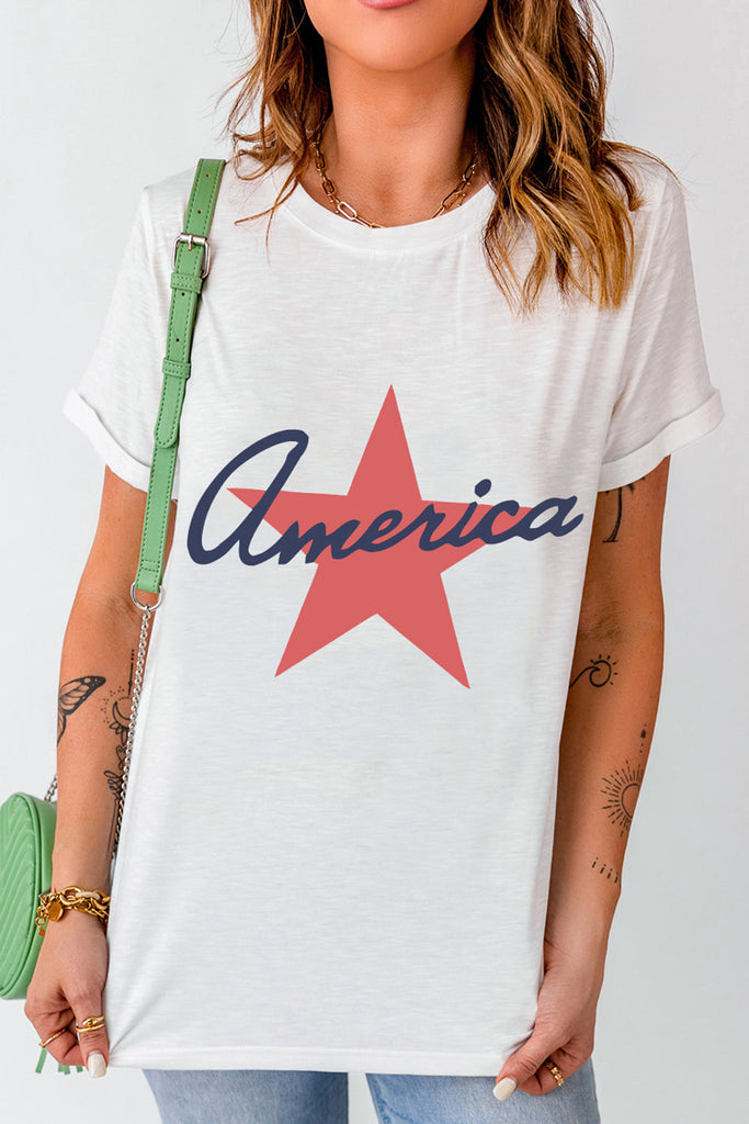 WW | Star Rundhals Kurzarm T-Shirt