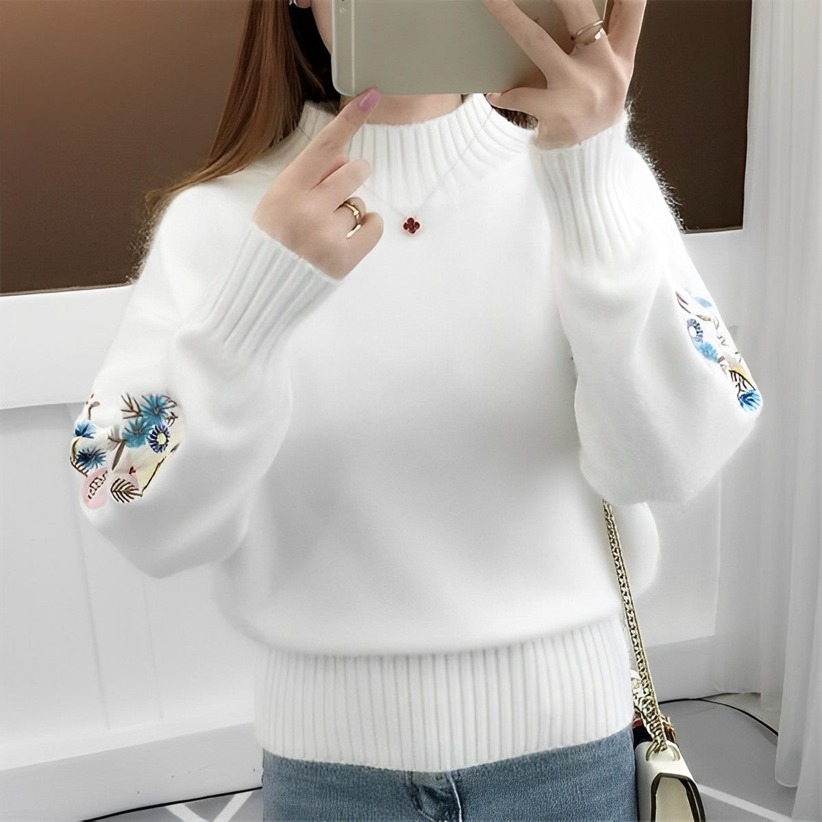 WW | Strickpullover Mit Lässigem Stil