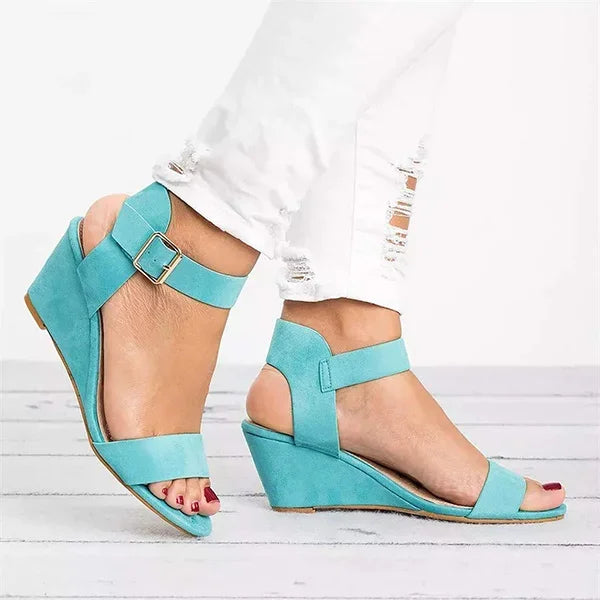 W&W Mode Orthopädische Keilsandalen