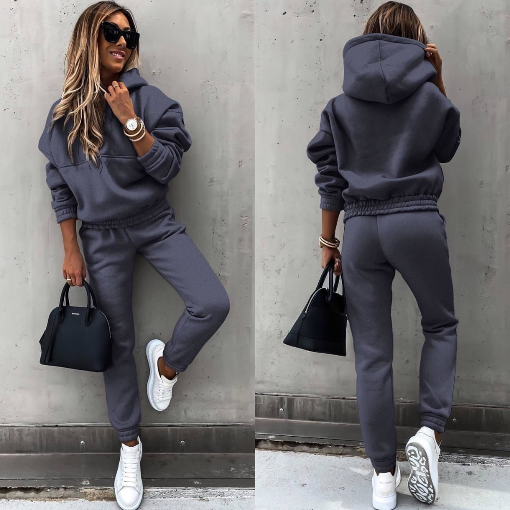 WW | Damen Kapuzenpullover Jogginganzug