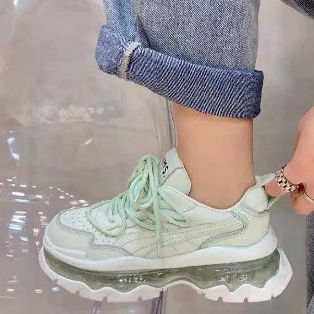 WW | Sneaker Damen mit transparentem Plateau