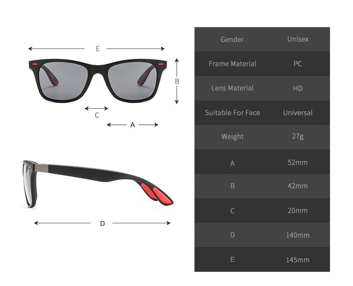 W&W Mode | Polarisierte Herren Sonnenbrille