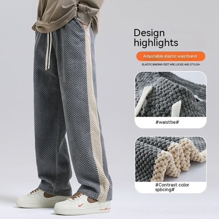 W&W Mode | Herrenmode-Hose Aus Dicker Baumwolle