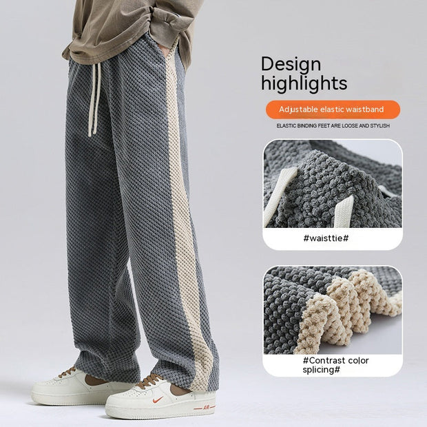 WW | Herrenmode-Hose Aus Dicker Baumwolle