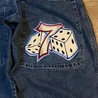 WW | 2000s Stickerei Hip Hop Street Boyfriend Jeans