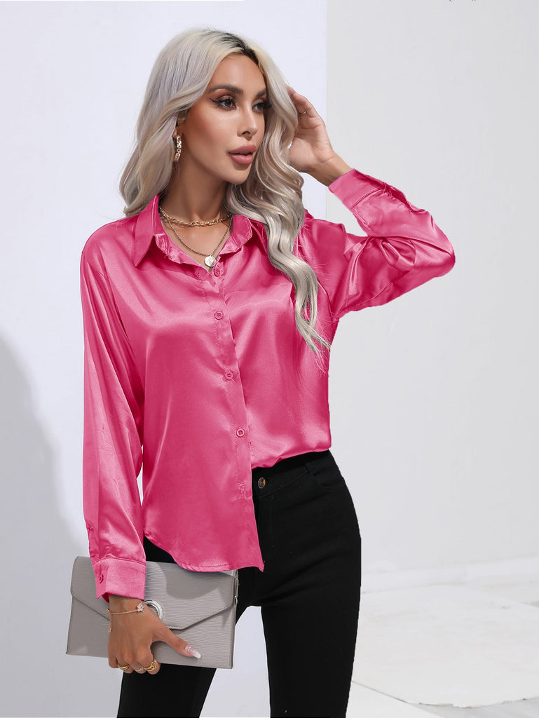 WW | Satin Hemd Für Damen