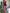 WW | Pailletten Schlitz Maxi Smocked Ein-Schulter Abendkleid