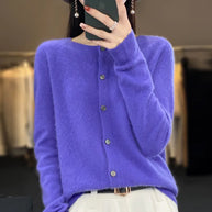 WW | Klassische Wollstrickjacke