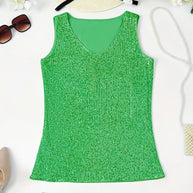 WW | Elegantes Ärmelloses Top mit Pailletten