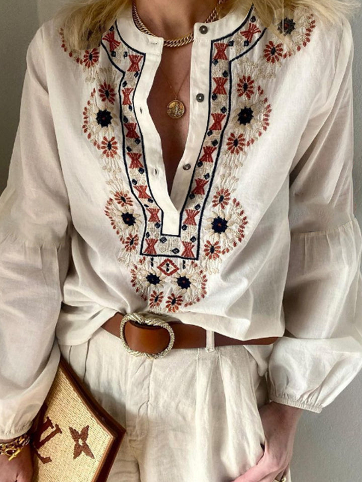 W&W Mode | gestickte Boho-Tunika für Sommergefühle