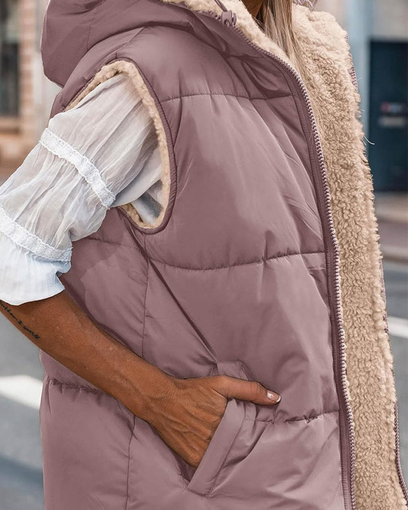 Thermoweste mit Kapuze