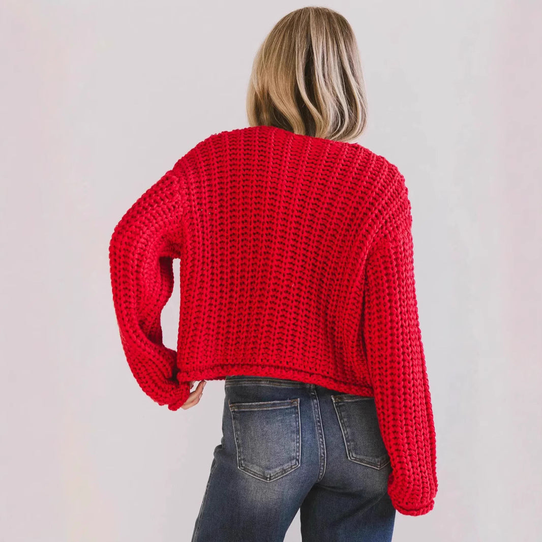 WW | Cozy Chic women's cardigan with buttons and pockets