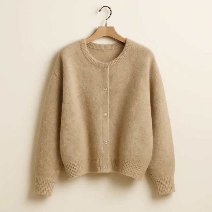 W&W Mode | braune Damenstrickjacke