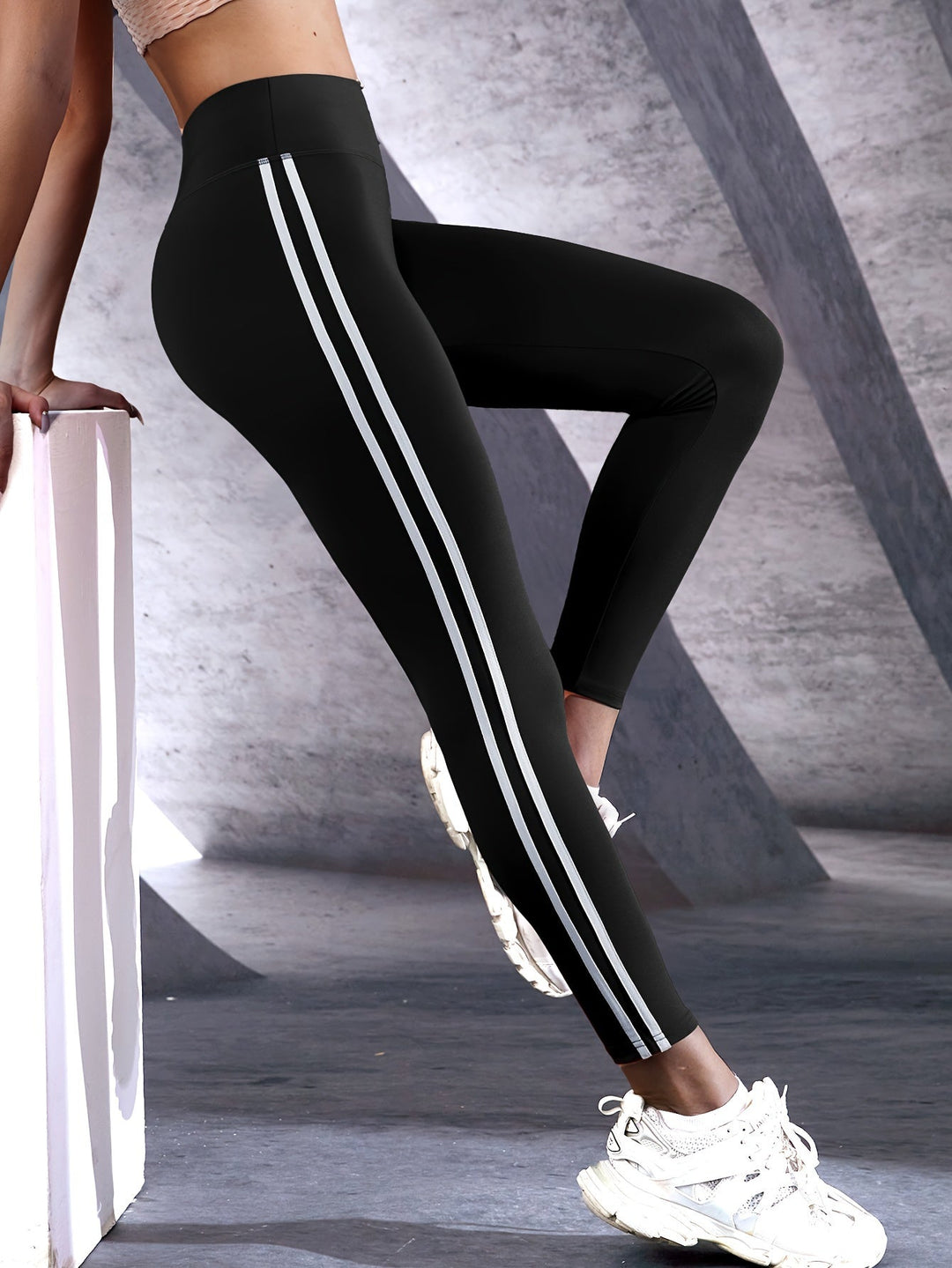 W&W Mode | Feuchtigkeitsableitende Yogaleggings Mit Hohem Bund