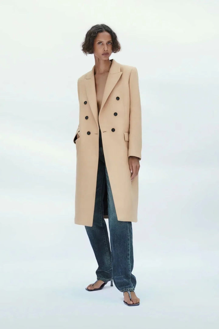 W&W Mode | Zweireihige Jacke mit Kapuze