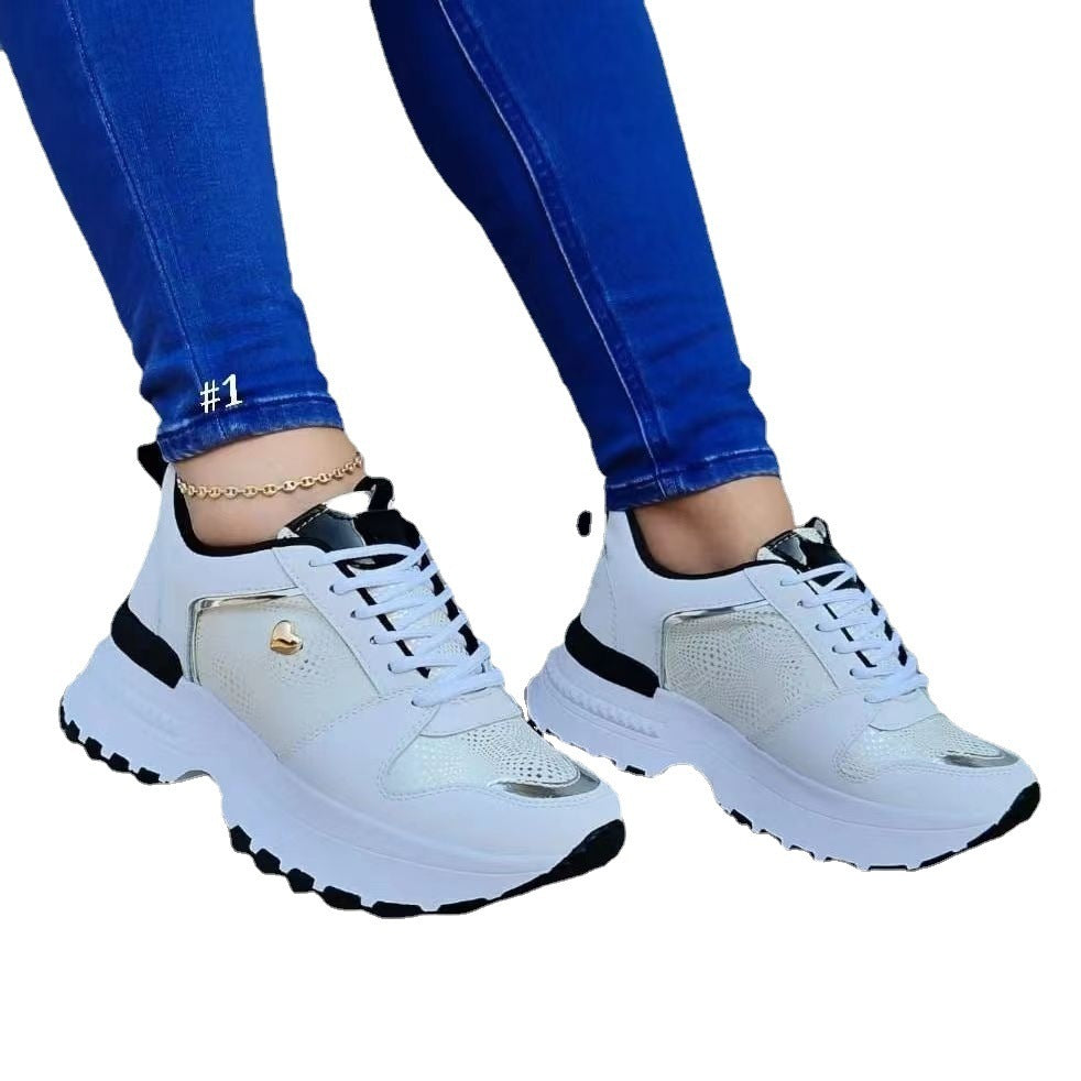 WW | Modische Damen Sneaker Mit Absatz