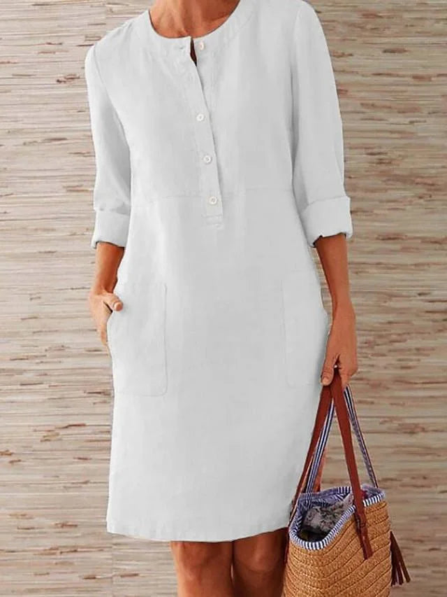 WW | Gerade Kleid knielang für Frauen