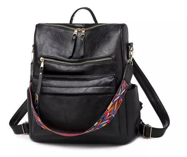 WW | Eleganter Weicher Leder-Rucksack