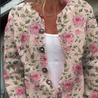 WW | 3D Digital Gedruckte Strickjacke für Damen