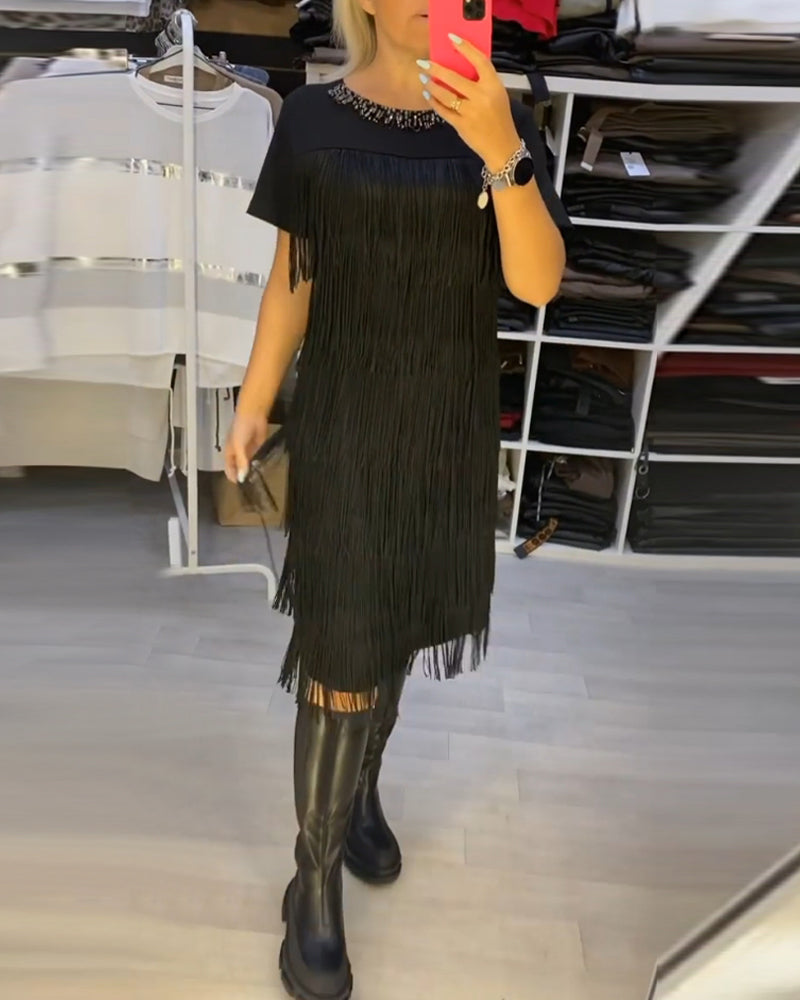 WW | Schickes Shiftkleid mit Quasten
