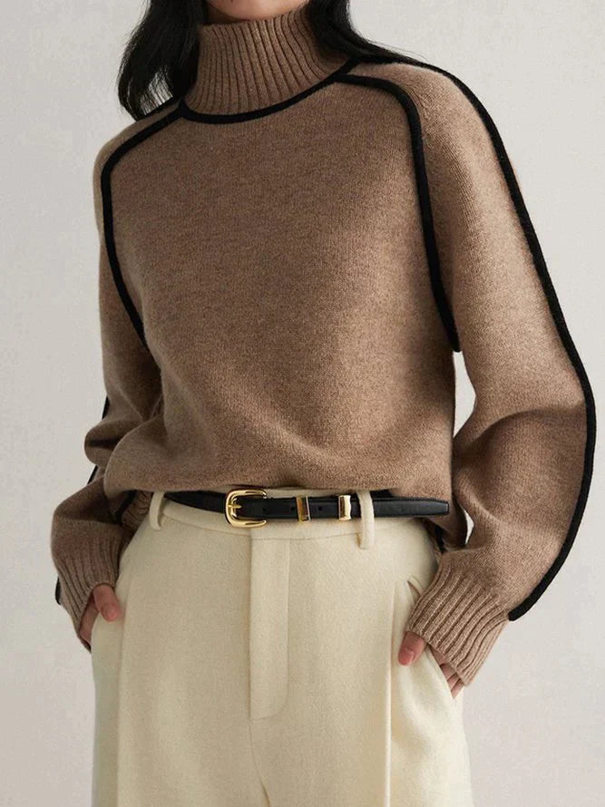 WW | Braun Rollkragenpullover