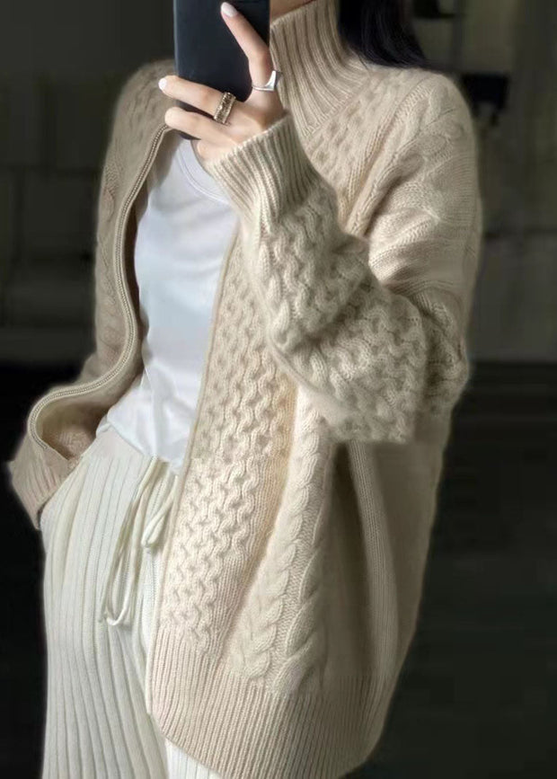 WW | Kaschmir Strickjacke Langarm Pullover