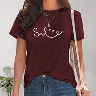 WW | Smile Rundhals Kurzarm T-Shirt