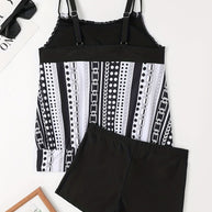 WW | Tankini-Set mit Streifen und Punkten