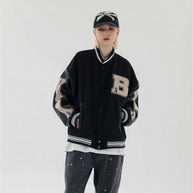 WW | Varsity Streetwear Bomberjacke mit bestickten Patches