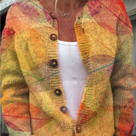 WW | 3D Digital Gedruckte Strickjacke für Damen