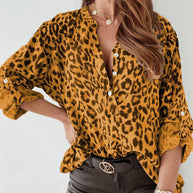 W&W |  Trendige Bluse im Leo-Muster
